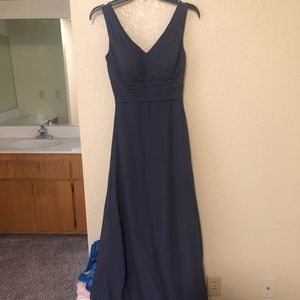 Bluish/ Grey Prom Dress
